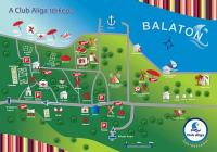 Balatonaliga Club Aliga - map of the holiday complex in Balatonvilagos - Hotel Club Aliga 