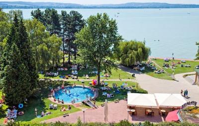 Panoramic view to Lake Balaton from Hotel Club Tihany - ✔️ Hotel Club Tihany**** - Directly on the shore of Lake Balaton