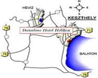 Hotel Helikon Keszthely Balaton Map - Hotel Helikon**** Keszthely - 3 star hotel in Keszthely at lake Balaton