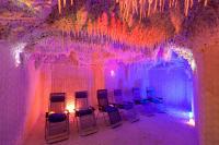 Lotus Therme Hotel and Spa - salt cave covered with Dead Sea salt in Heviz