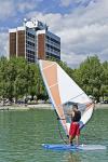 Windsurfing on Lake Balaton in Hotel Marina in Balatonfured