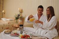 Free double room of Wellness Hotel MenDan in Zalakaros with panoramic view of Zalakaros bath