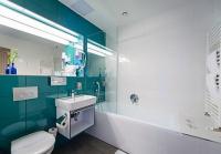 Elegant bathroom at the Yacht Hotel in Siofok at Lake Balaton